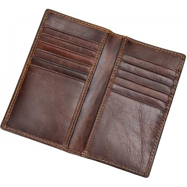 Кредитница Vintage 14512 кожаная Коричневая