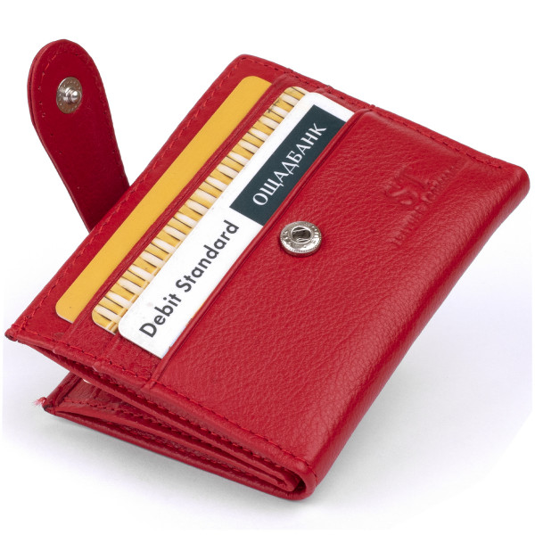 Кошелек-визитница ST Leather 19211 Красный