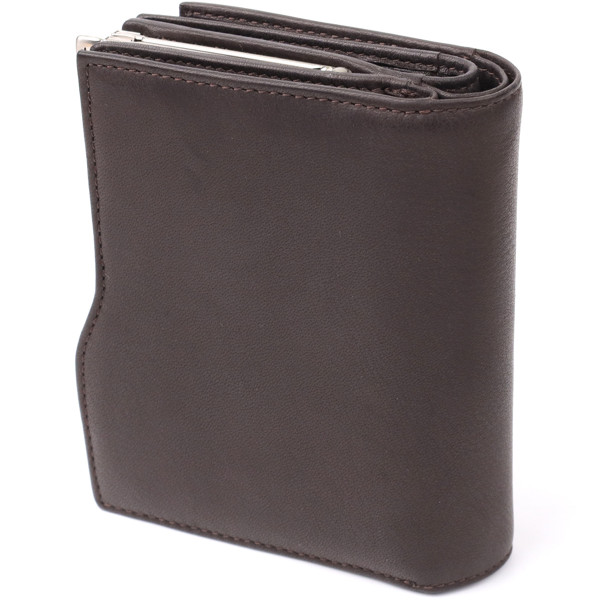 Вместительный женский вертикальный кошелек из натуральной кожи Tony Perotti 20841_1 (2656 moro) Коричневый
