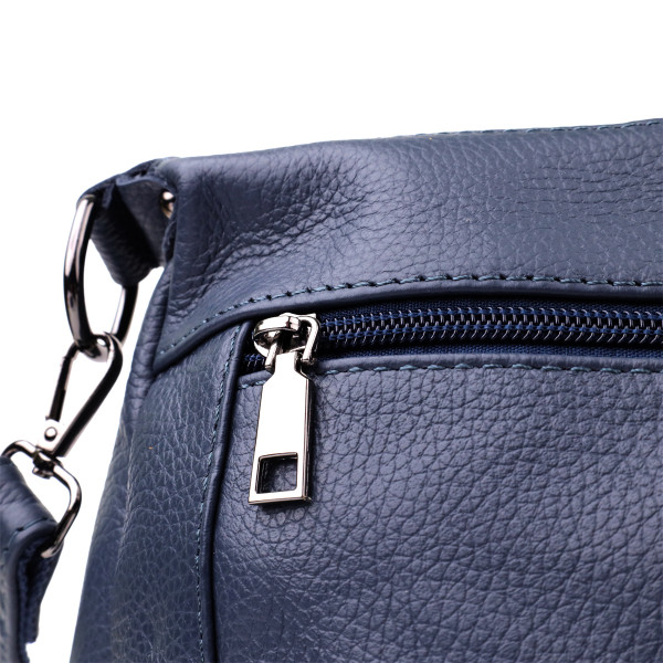 Удобная женская сумка из натуральной кожи Vintage 23019 Синий