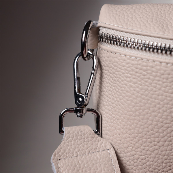 Кожаная сумка для женщин через плечо с мини кошельком Vintage 22664 Белая