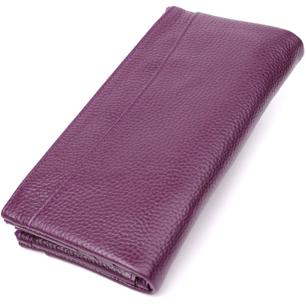 Яркий женский кошелек из натуральной кожи CANPELLINI 20873_1 Фиолетовый