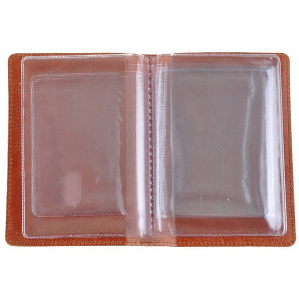 Удобная обложка для автодокументов из натуральной кожи SHVIGEL 16070