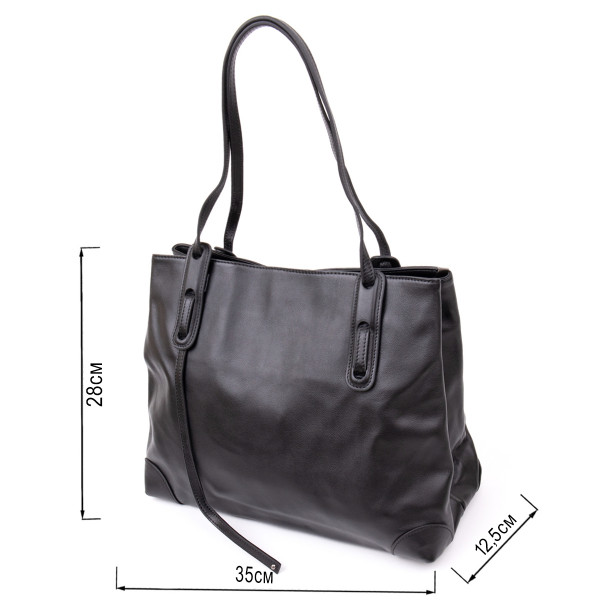 Сумка женская прямоугольной формы Vintage 20400 Черная