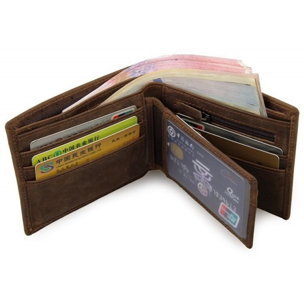 Кошелек мужской Vintage 14365 Коричневый