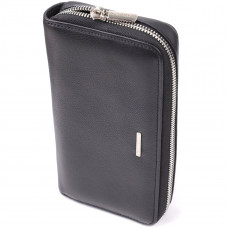 Жіночий гаманець на одне відділення із зернистої натуральної шкіри Tony Perotti 20863_1 (3622 nero) Чорний