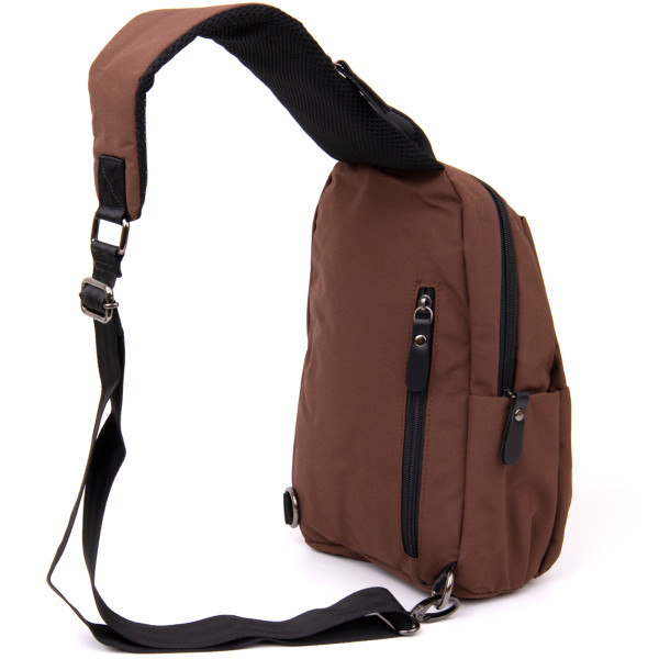 Сумка через плечо нейлон Vintage 20634 Коричневая