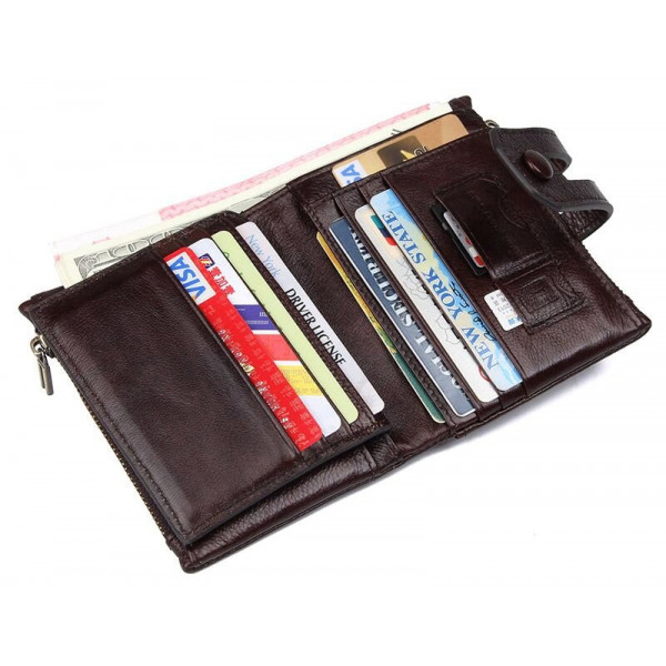 Кошелек Vintage 14602 кожаный Коричневый