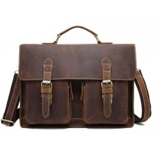 Портфель мужской из кожи Vintage 14774 Коричневый