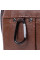 Сумка для мужчин на два отделения из натуральной кожи Vintage 22738 Коричневый
