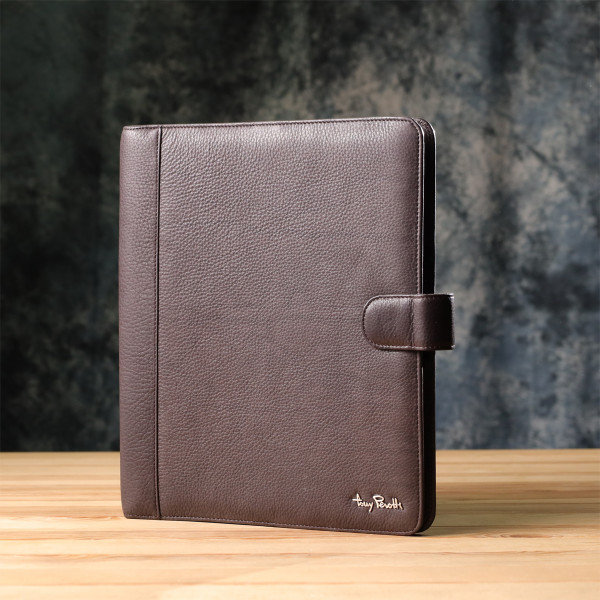 Практичный органайзер из зернистой натуральной кожи Tony Perotti 20839_1 (2283 moro) Коричневый