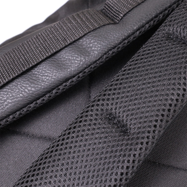 Рюкзак для ноутбука из вставками эко-кожи FABRA 22582 Черный