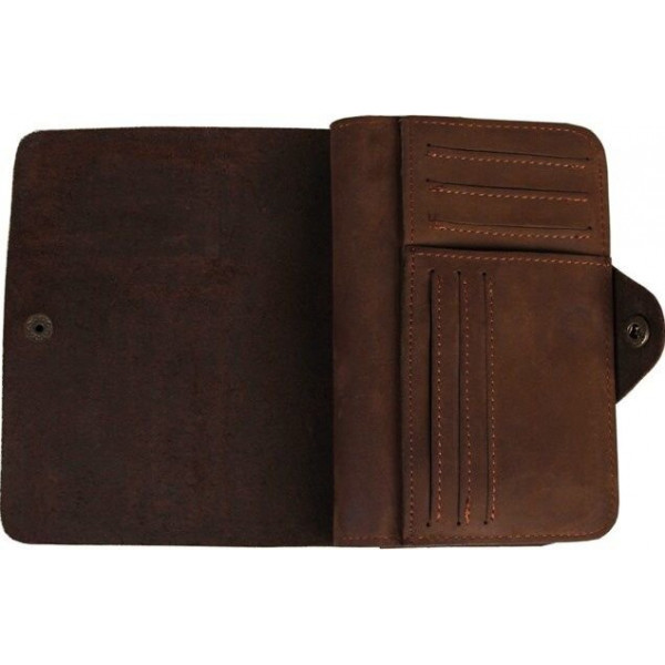 Кошелек мужской Vintage 14484 Коричневый
