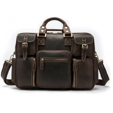 Сумка мужская многофункциональная Vintage 14881 Коричневая