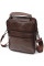 Стильный мужской мессенджер из натуральной кожи Vintage 21949 Коричневый