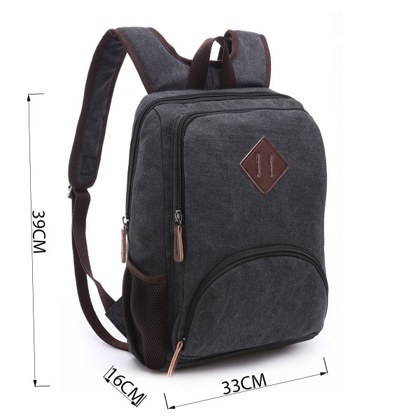 Рюкзак текстильный Vintage 20074 Черный