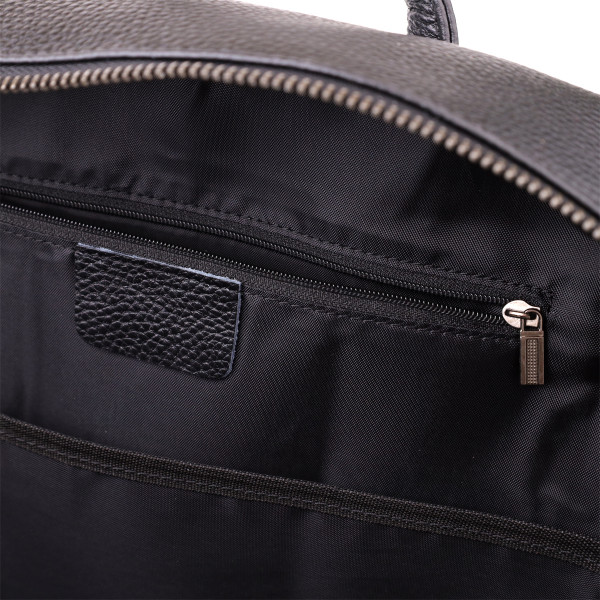 Удобный мужской рюкзак из натуральной кожи Vintage 23052 Черный