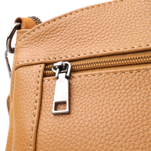 Элегантная женская сумка из натуральной кожи Vintage 23008 Рыжий