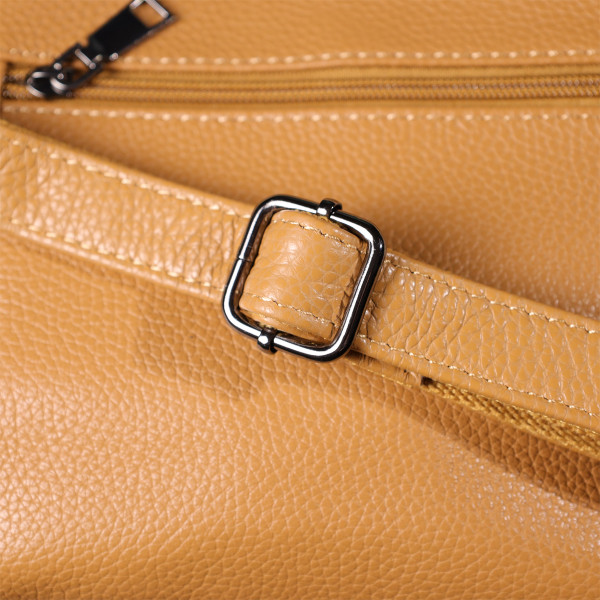 Элегантная женская сумка из натуральной кожи Vintage 23008 Рыжий