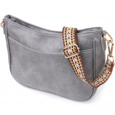 Женская удобная сумка из экокожи Vintage sale_15134 Серый