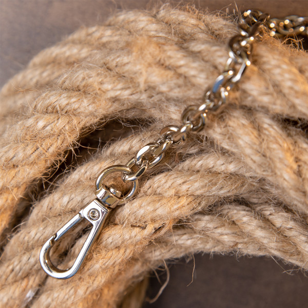 Портмоне унисекс с цепочкой Vintage 20425 Коричневое