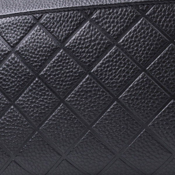 Элегантная сумка для женщин на три отделения из натуральной кожи Vintage 22805 Черный