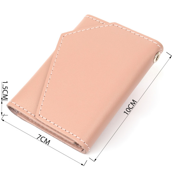 Ключница из натуральной кожи GRANDE PELLE 11393 Розовый