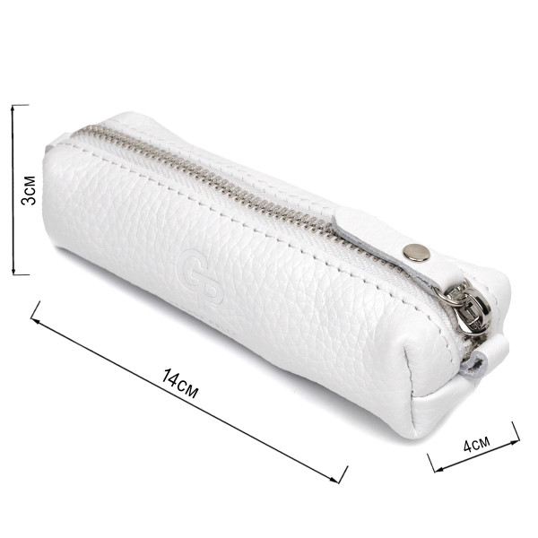 Замечательная кожаная ключница GRANDE PELLE 11671 Белый